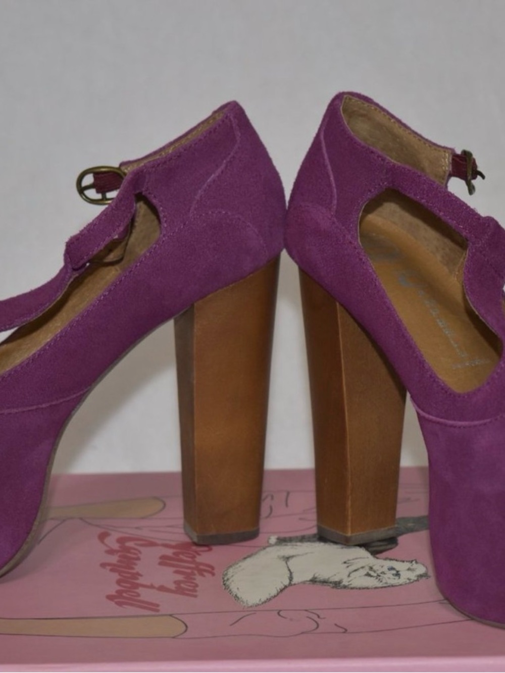 Like new Jeffrey Campbell Foxy Wood 6 - Picture 5 of 6